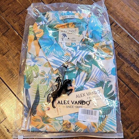 ALEX VANDO PREMIUM Modern Hawaiian Shirt - Picture 4 of 9